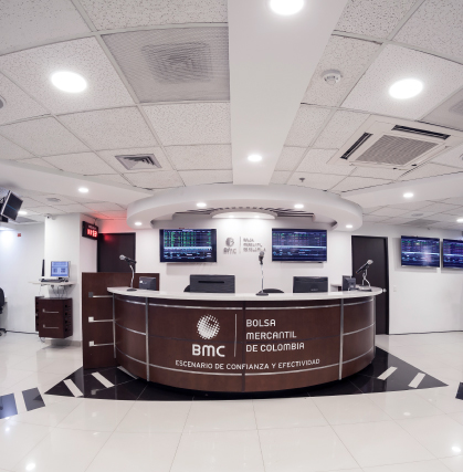 Somos la Bolsa de Productos y Servicios de Colombia, aliados para el desarrollo del país mediante la promoción, facilitación y administración de mercados eficientes y financiación no bancaria.